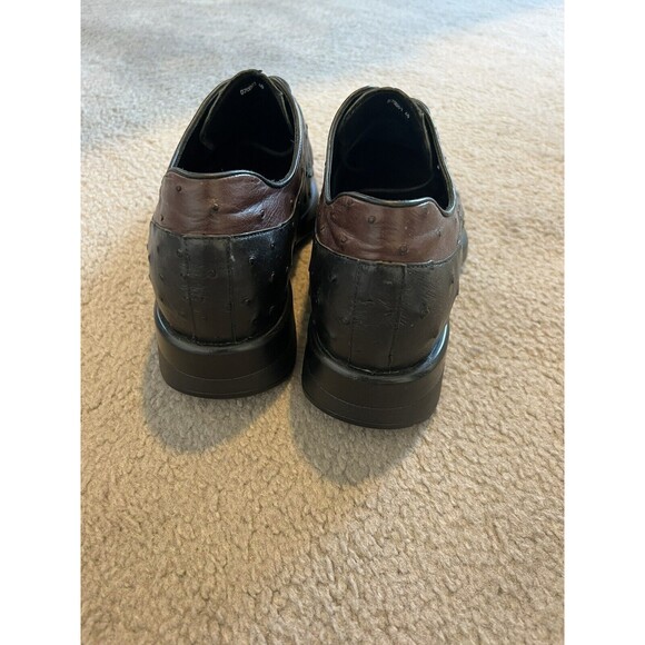Chamaripa Elevator Shoes Height increase Shoes Ostrich Leather Men Dress Shoes